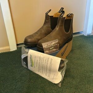 BLUNDSTONE #1469 MEN'S CLASSICS CHELSEA BOOTS - STEEL GREY (SIZE US 12 / AU 11)